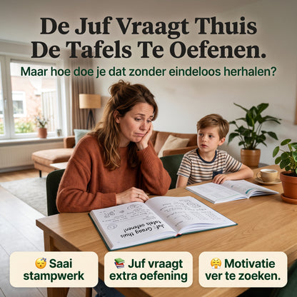 Tafels Oefenen Zonder Frustratie — Kinderschat TafelsWijzer | Pop-It Tafelspel | Groep 4-6
