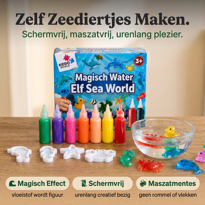Zelf Zeediertjes Maken — Kinderschat ZeeMagie | Schermvrij DIY Knutselpakket | Vanaf 3 Jaar