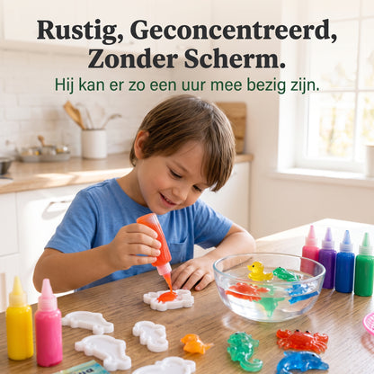 Zelf Zeediertjes Maken — Kinderschat ZeeMagie | Schermvrij DIY Knutselpakket | Vanaf 3 Jaar