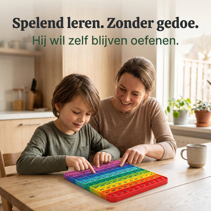 Tafels Oefenen Zonder Frustratie — Kinderschat TafelsWijzer | Pop-It Tafelspel | Groep 4-6