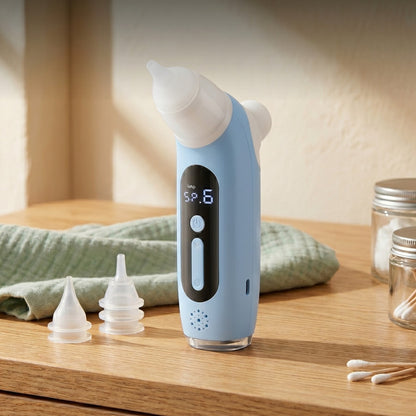 Vrij Ademen in Seconden — 2-in-1 Elektrische Neuszuiger & Vernevelaar | Baby & Peuter