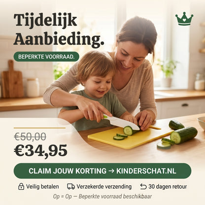 Veilig Meehelpen In De Keuken — Kinderschat SnijMaatje | Kindveilig Kookset | Vanaf 4 Jaar