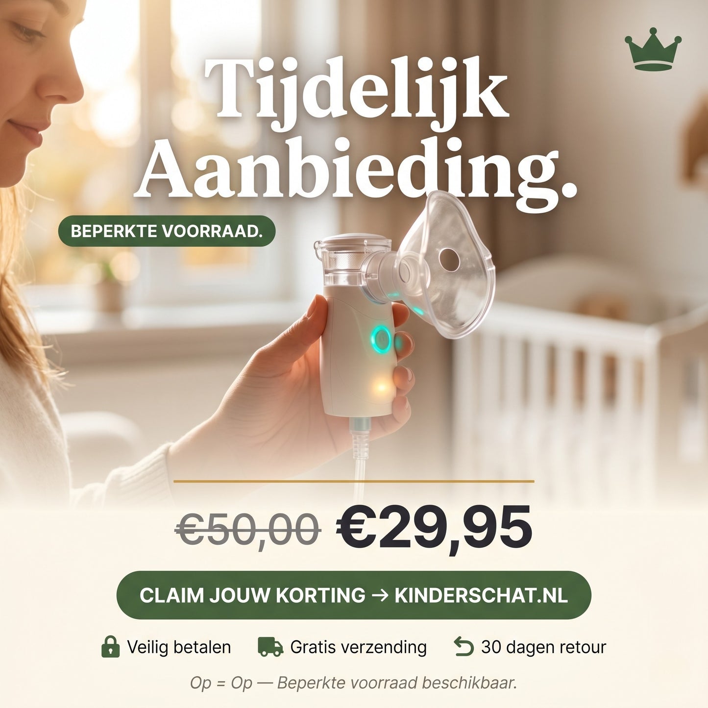 Vrij Ademen Overal — Kinderschat Draagbare Vernevelaar | Baby, Kind & Volwassene | Stil & Compact