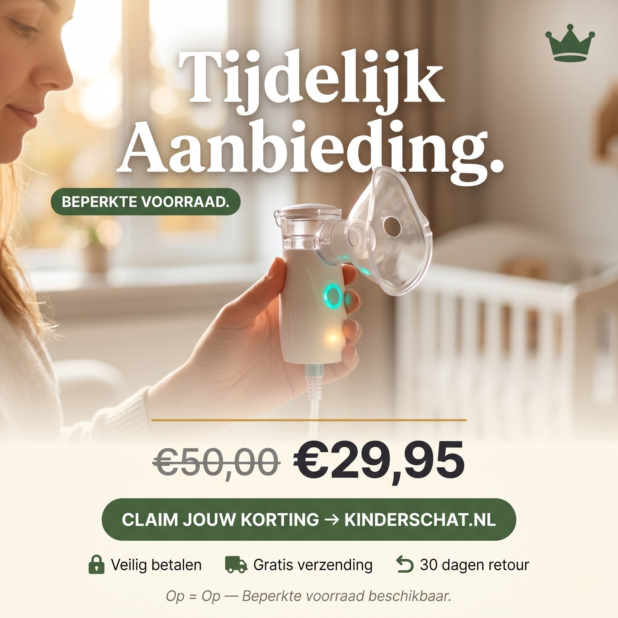 Vrij Ademen Overal — Kinderschat Draagbare Vernevelaar | Baby, Kind & Volwassene | Stil & Compact