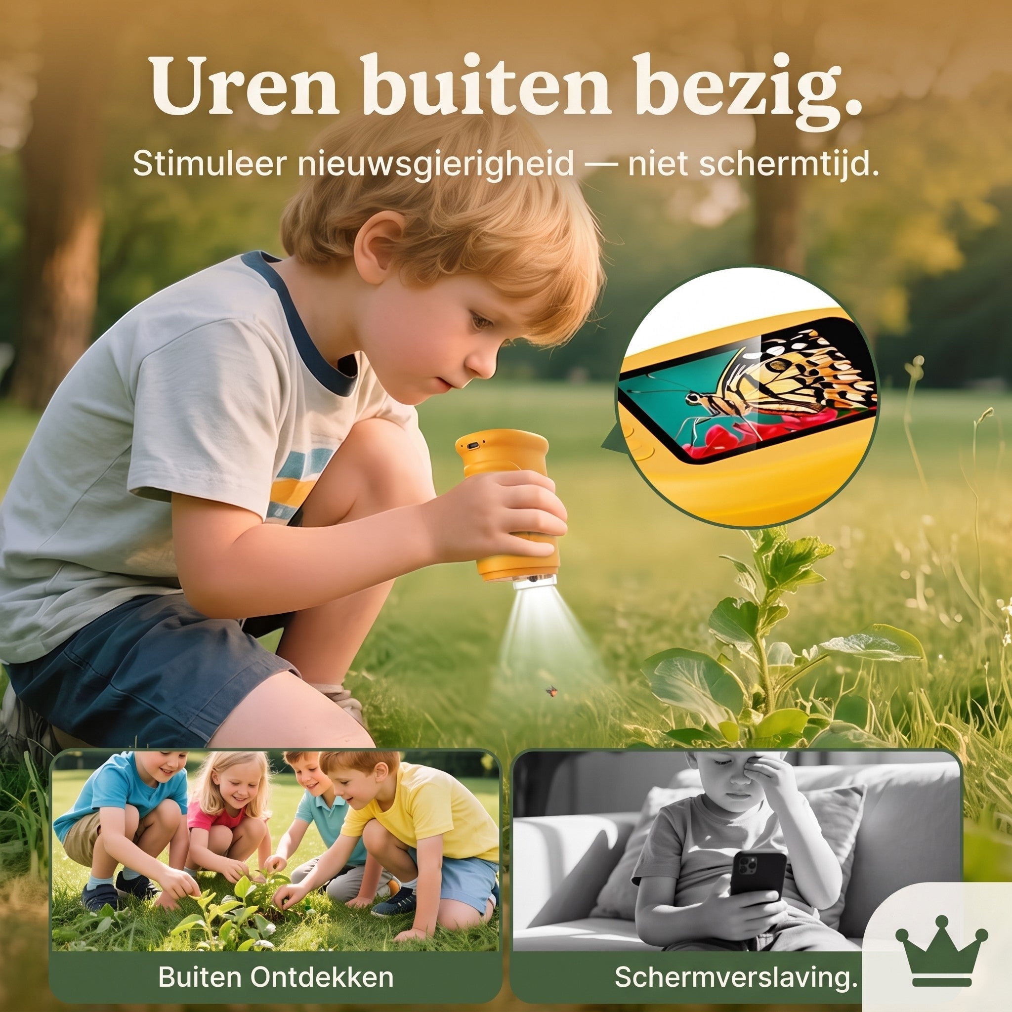 Ontdek de Onzichtbare Wereld — Kinderschat Avonturen Microscoop | 1000x Vergroting | HD-Scherm | Vanaf 4 Jaar