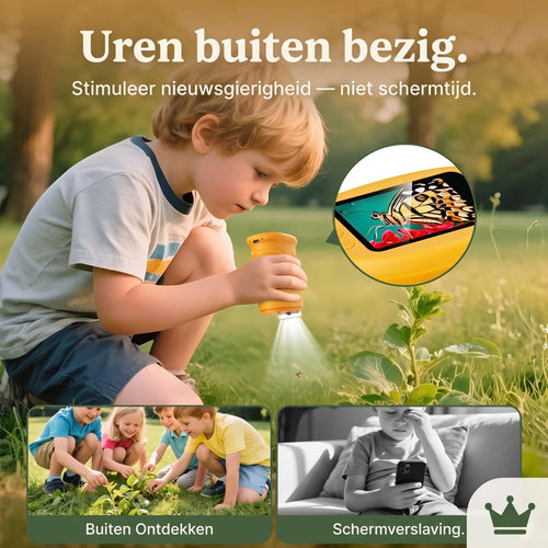 Ontdek de Onzichtbare Wereld — Kinderschat Avonturen Microscoop | 1000x Vergroting | HD-Scherm | Vanaf 4 Jaar