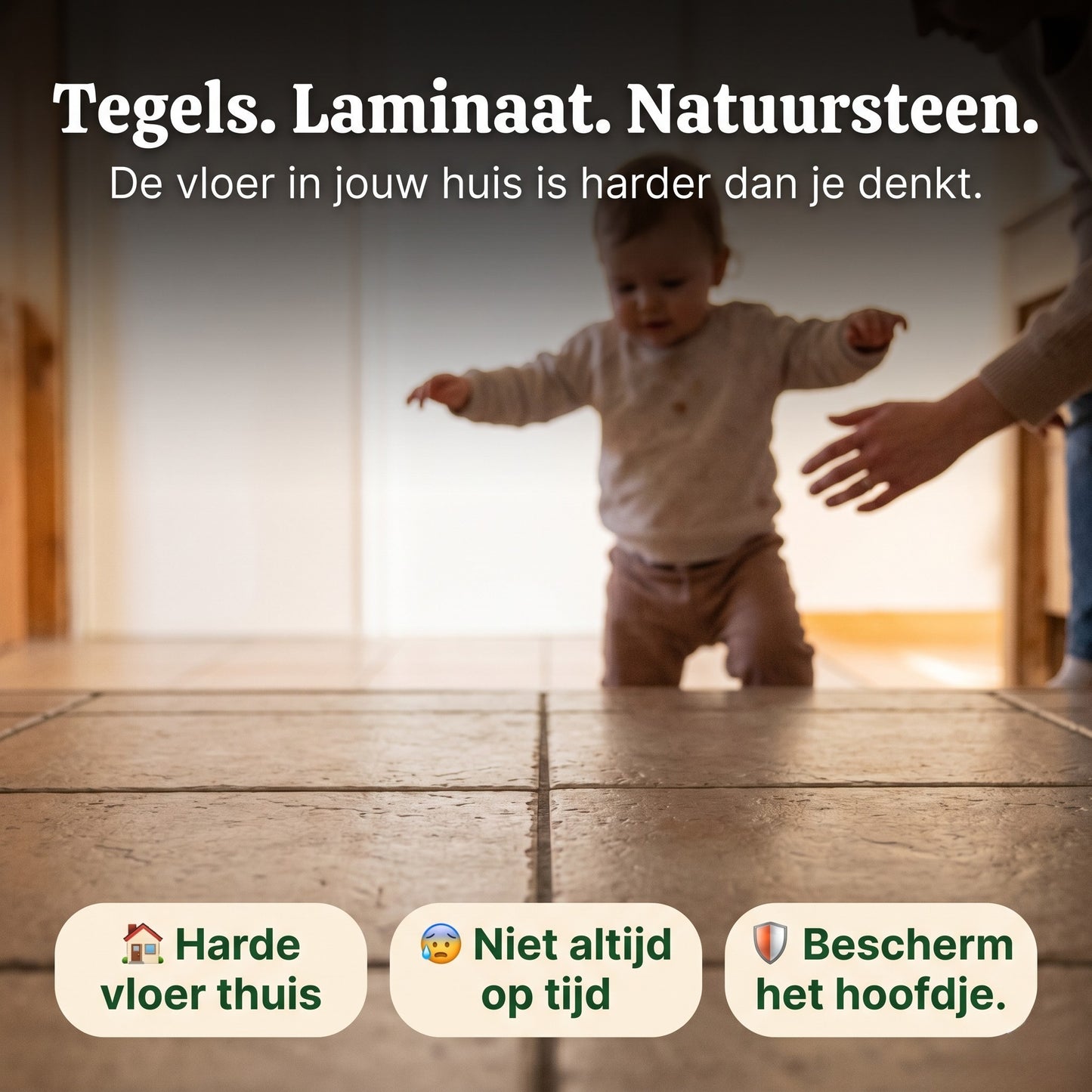 Veilig Leren Lopen — Kinderschat Veiligheidsrugzak | Hoofdbeschermer voor Baby & Peuter | 4-24 Maanden | 1+1 gratis