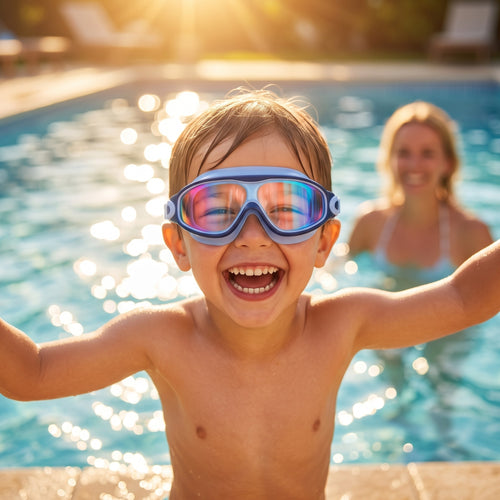 Geen Tranen Meer bij het Zwembad — Kinderschat SplashEyes | Lekvrije Zwembril voor Kinderen | 2-12 Jaar
