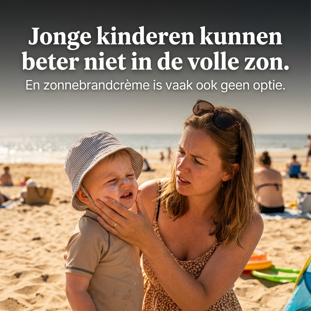 Veilig Spelen in de Zon — Kinderschat Baby Strandtent met Zwembadje | UV50+ Bescherming | In 3 Seconden Opgezet
