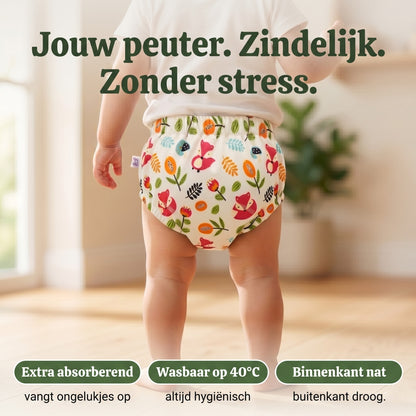Zindelijk in Jouw Eigen Tempo — Kinderschat Zindelijkheidsbroekjes | Wasbaar & Herbruikbaar
