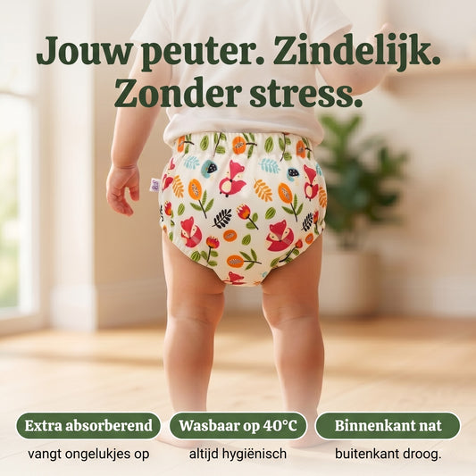Zindelijk in Jouw Eigen Tempo — Kinderschat Zindelijkheidsbroekjes | Wasbaar & Herbruikbaar