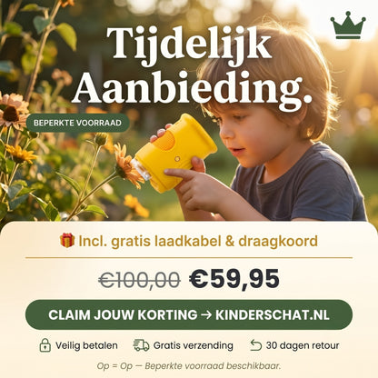 Ontdek de Onzichtbare Wereld — Kinderschat Avonturen Microscoop | 1000x Vergroting | HD-Scherm | Vanaf 4 Jaar
