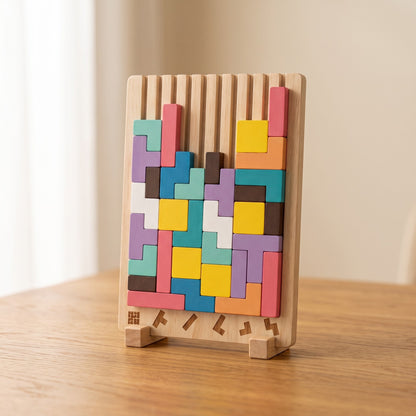 42-Delig Blokkenspel — Kinderschat BlokjesBouw | Montessori Patroonblokken | Vanaf 3 Jaar
