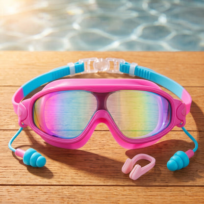 Geen Tranen Meer bij het Zwembad — Kinderschat SplashEyes | Lekvrije Zwembril voor Kinderen | 2-12 Jaar