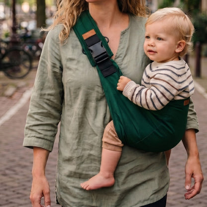 Handen Vrij in 10 Seconden — Kinderschat Schouderdrager | Babydrager voor Thuis en Onderweg | Geschikt van 4,5 kg tot 20 kg
