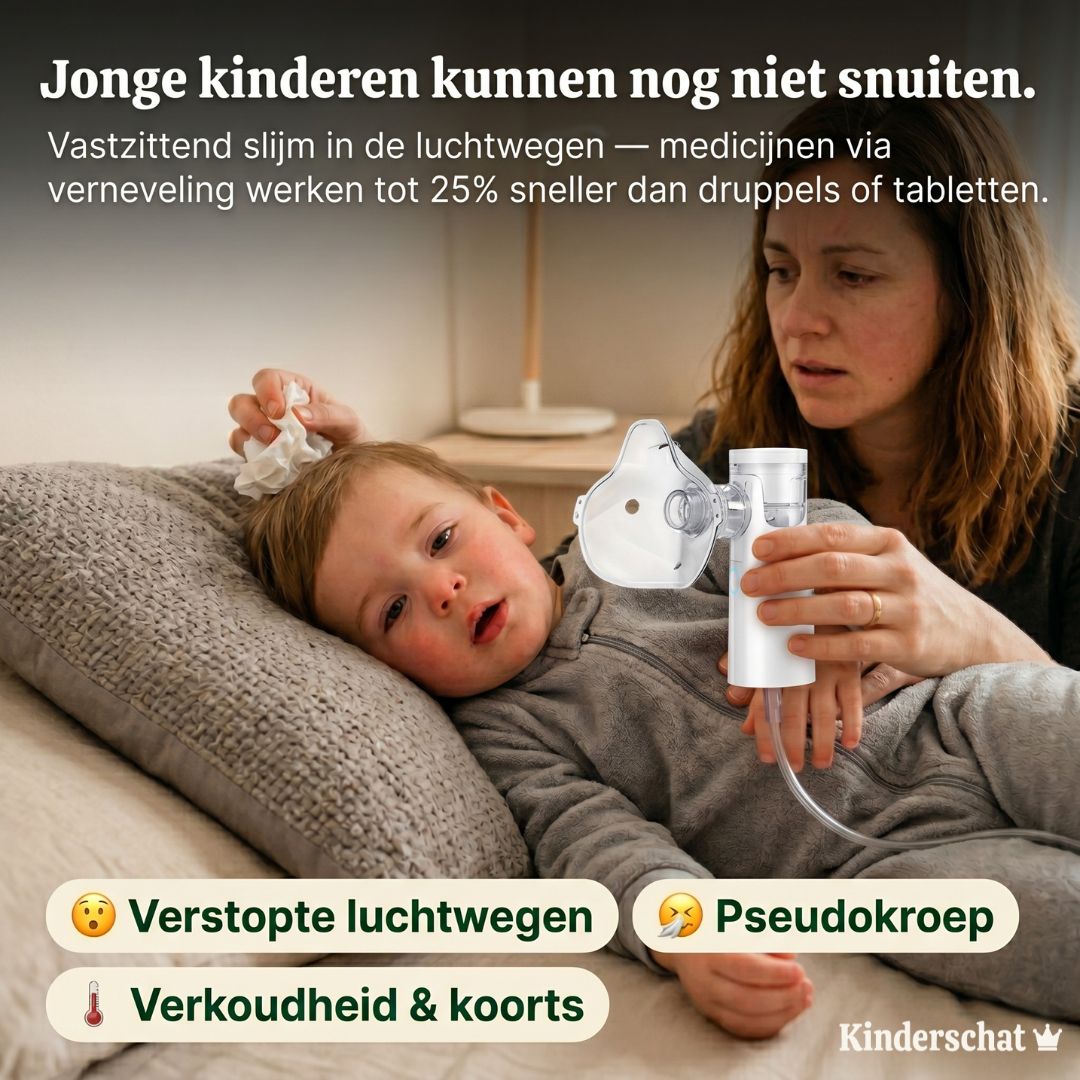 Vrij Ademen Overal — Kinderschat Draagbare Vernevelaar | Baby, Kind & Volwassene | Stil & Compact