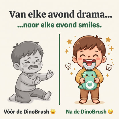 Geen Tranen Meer — Kinderschat DinoBrush | Tandenpoetsen Wordt Leuk | Geschikt Vanaf 2 Jaar