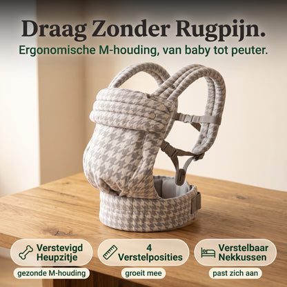 Draag Zonder Rugpijn, Van Baby Tot Peuter — Kinderschat ErgoDrager | Ergonomische M-Houding Draagzak | 0-2 Jaar