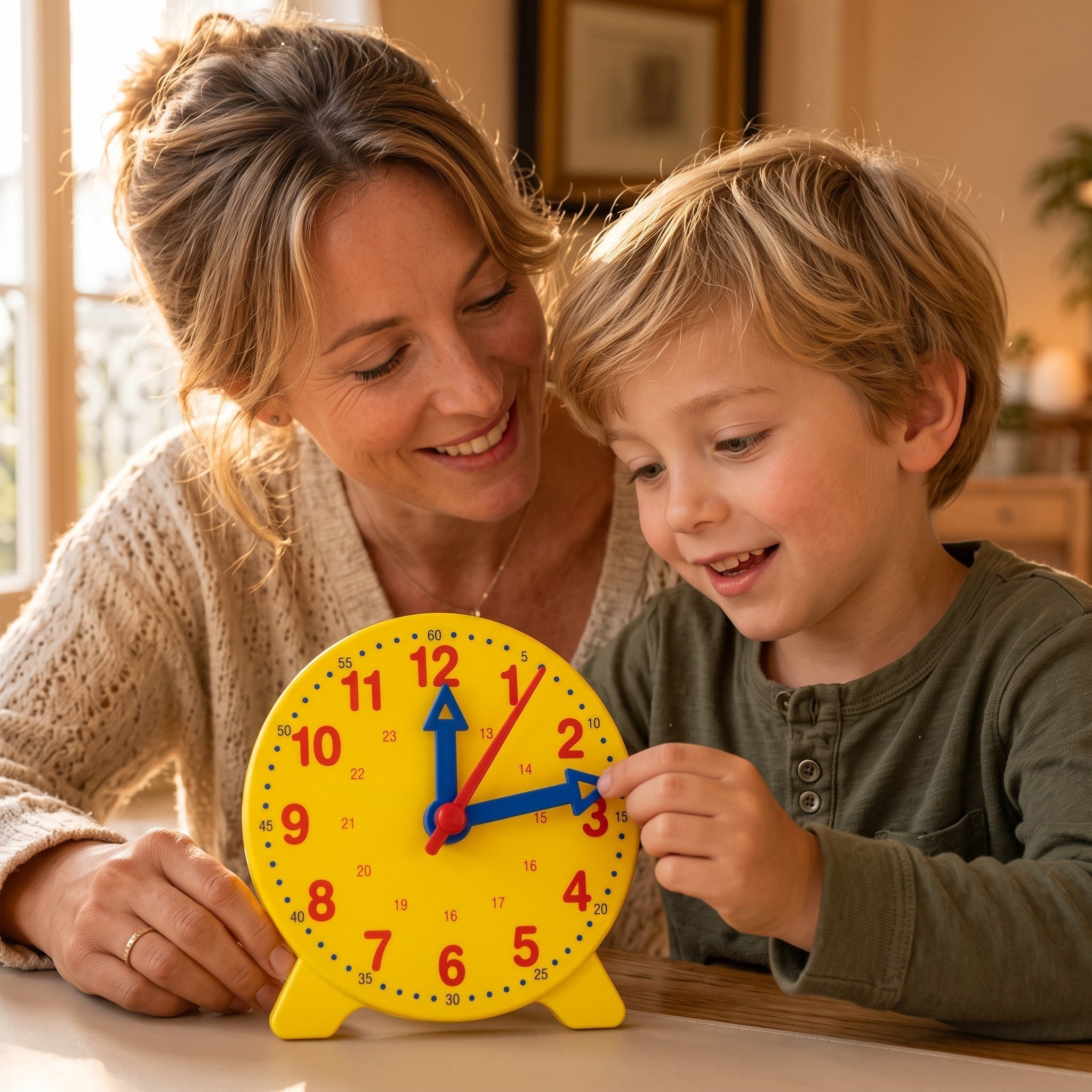 Klokkijken Leren Zonder Frustratie — Kinderschat TijdWijzer | Montessori Educatieve Klok | Groep 2-4