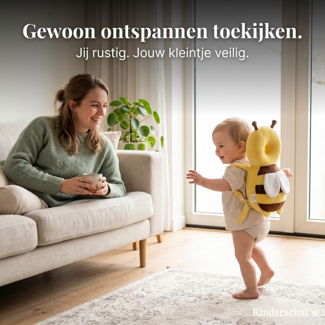 Veilig Leren Lopen — Kinderschat Veiligheidsrugzak | Hoofdbeschermer voor Baby & Peuter | 4-24 Maanden | 1+1 gratis