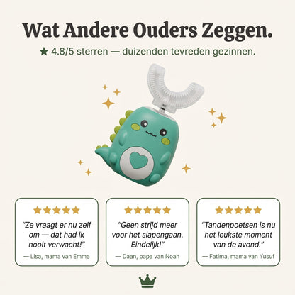 Geen Tranen Meer — Kinderschat DinoBrush | Tandenpoetsen Wordt Leuk | Geschikt Vanaf 2 Jaar