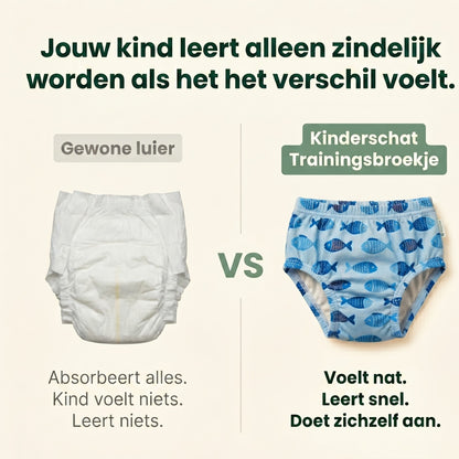 Zindelijk in Jouw Eigen Tempo — Kinderschat Zindelijkheidsbroekjes | Wasbaar & Herbruikbaar