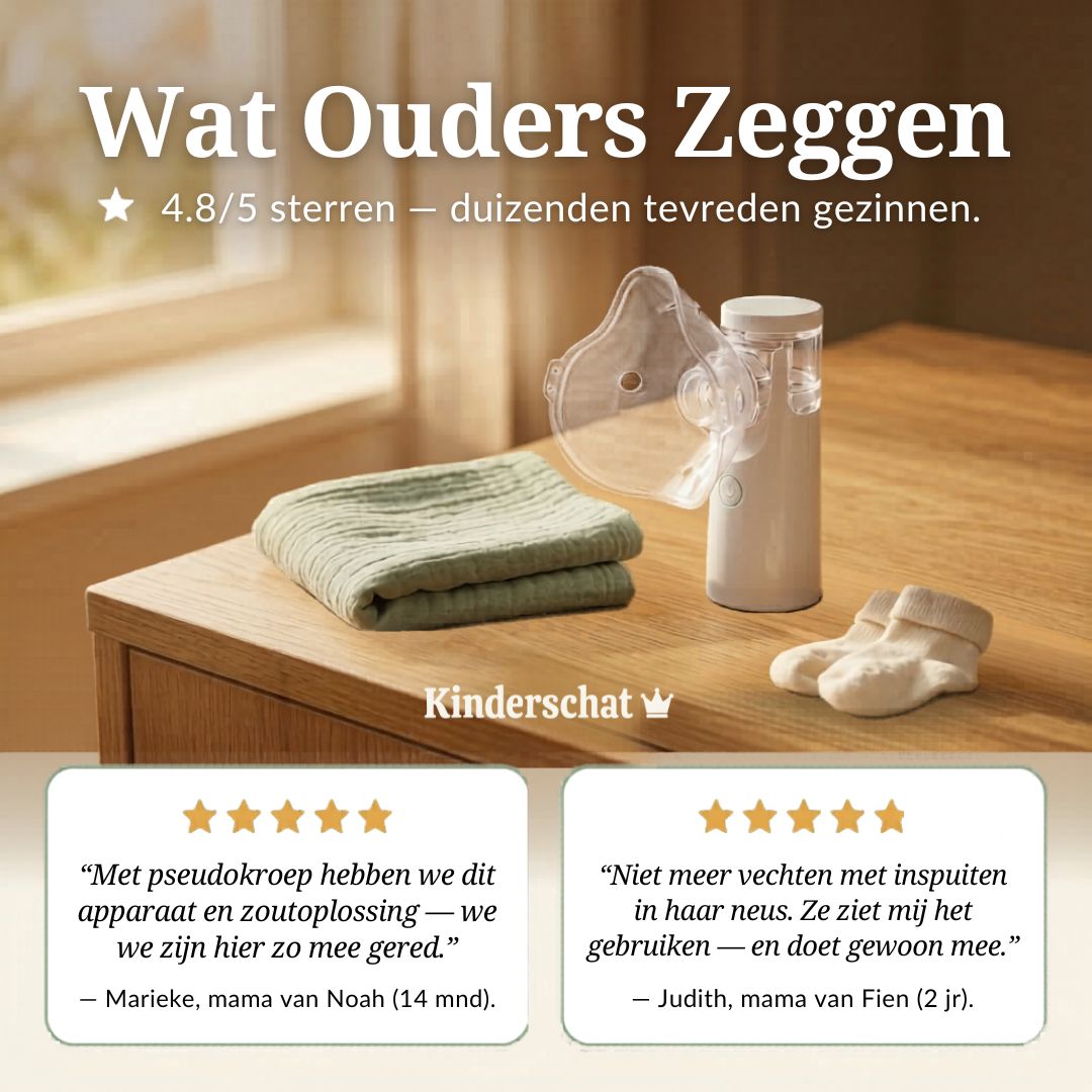 Vrij Ademen Overal — Kinderschat Draagbare Vernevelaar | Baby, Kind & Volwassene | Stil & Compact